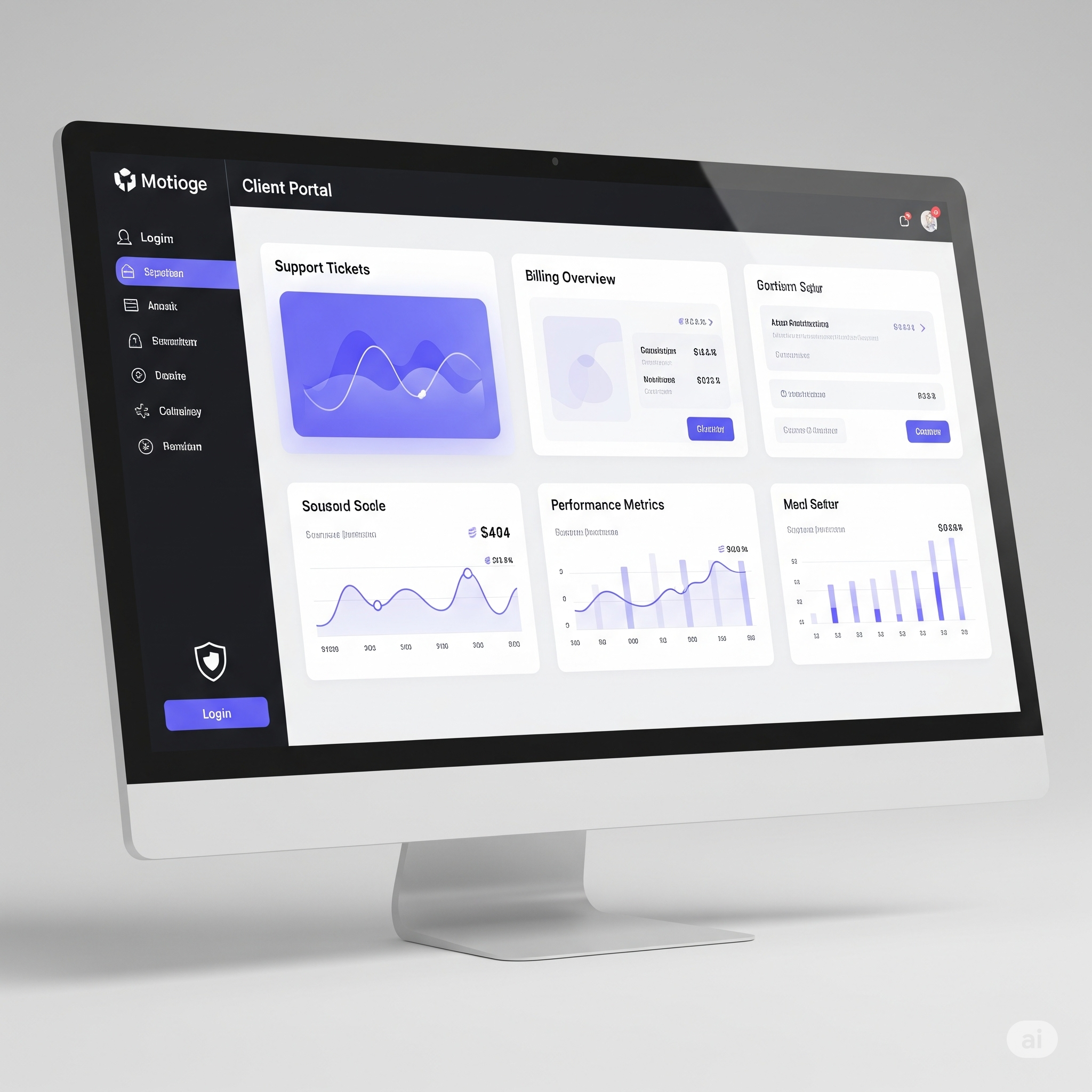 Client Portal Interface